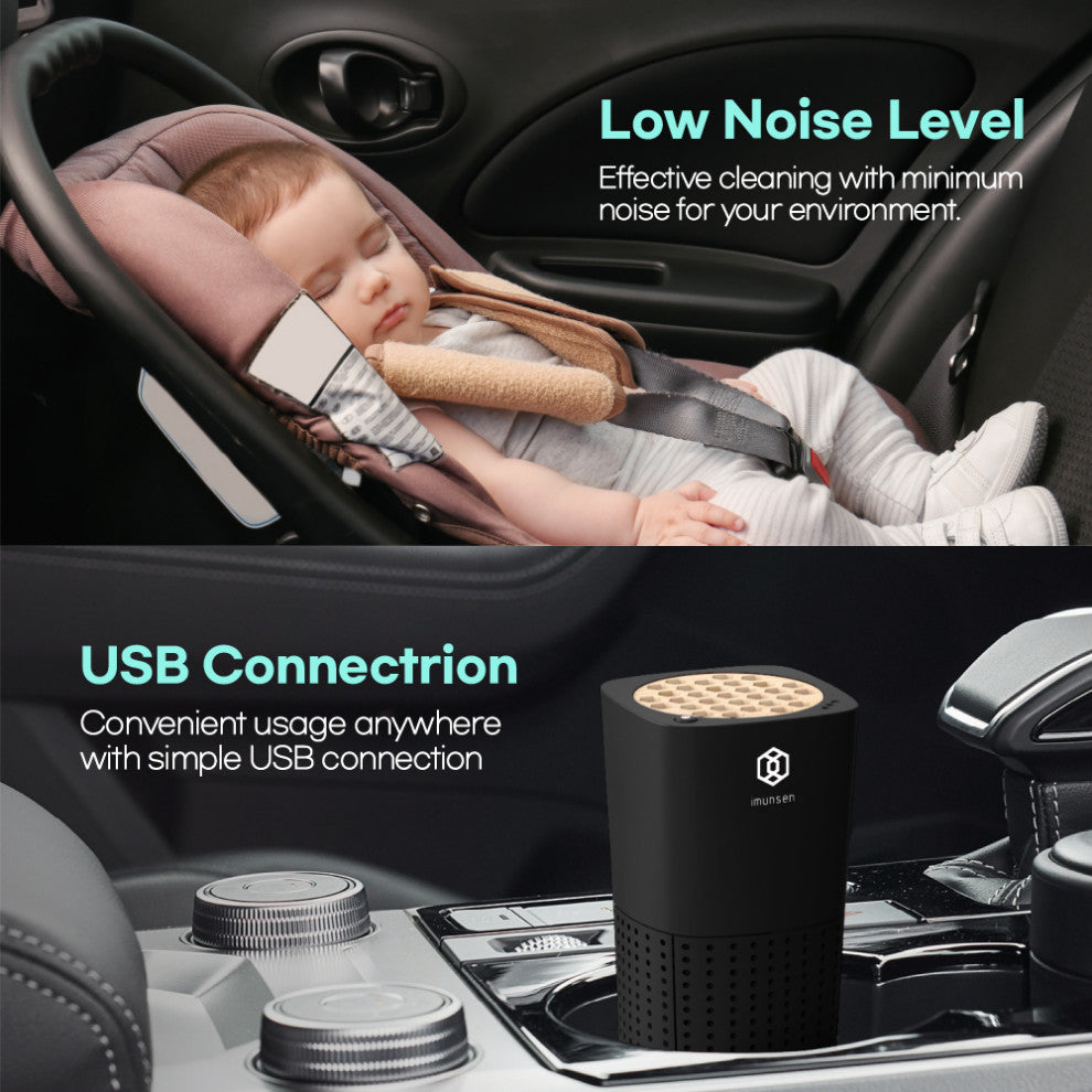 IMUNSEN Portable Air Purifier, Black