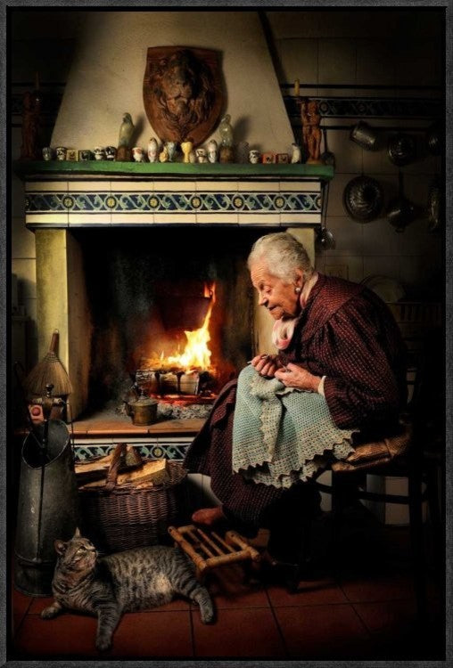 "Dear Cat.... Once upon a time..."  by Ghizzi Panizza Alberto, 15x23"
