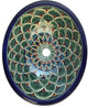 Green Peacock Ceramic Talavera Sink