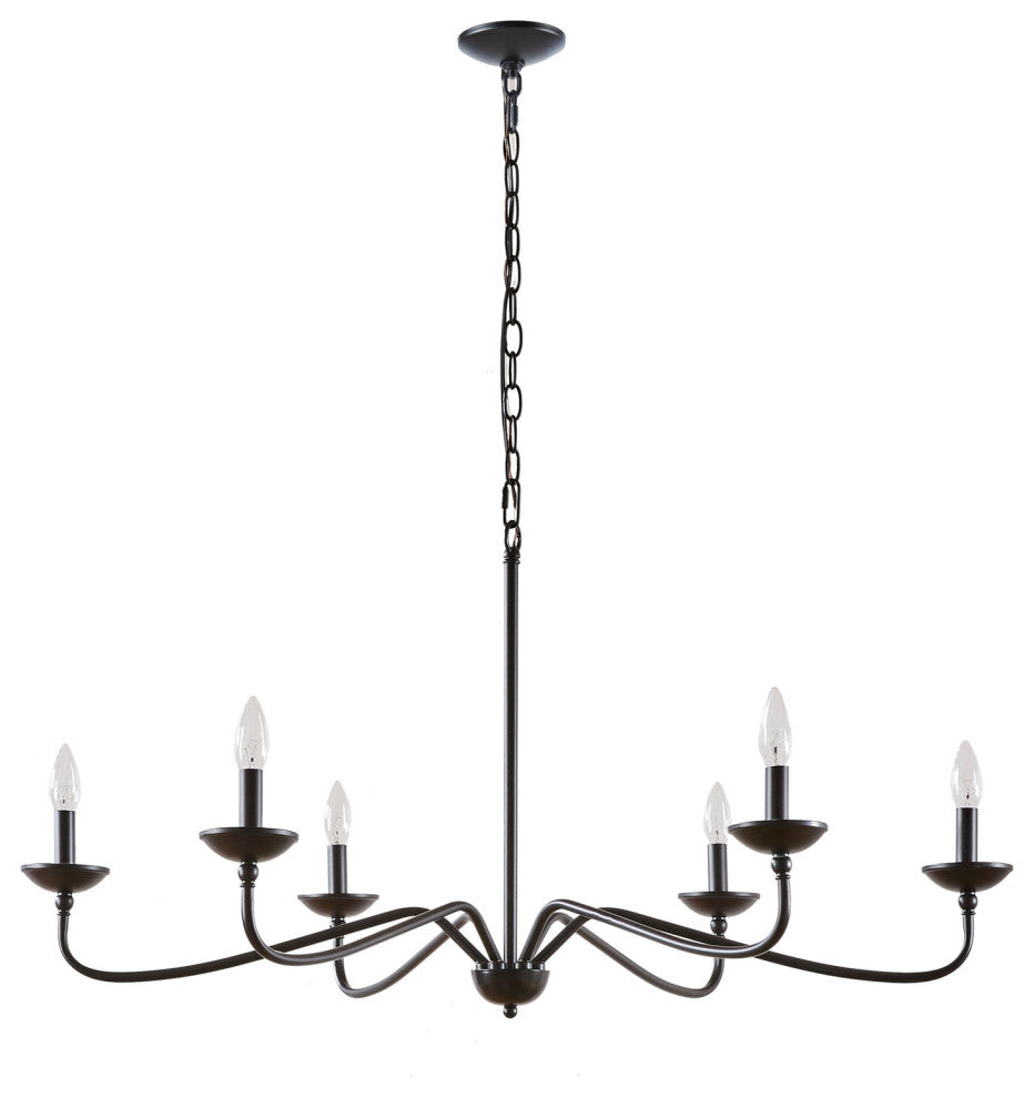 Ink+Ivy Brighton 6-Light Farmhouse Chandelier