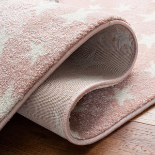 Safavieh Carousel Kids Collection CRK135U Rug, Pink/Grey, 6'7" X 6'7" Square