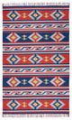 Nourison Baja Blue/Red Area Rug, 8'x10'