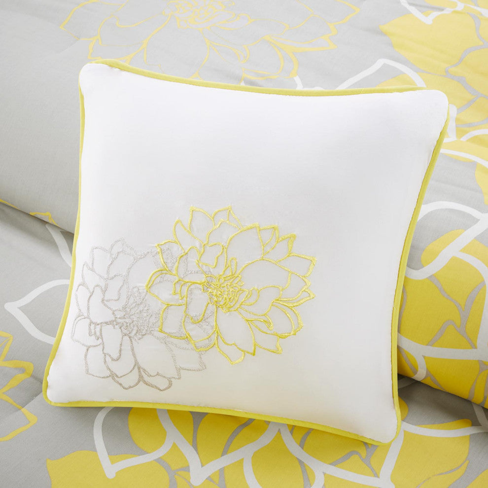 Madison Park Lola Comforter Set in Yellow