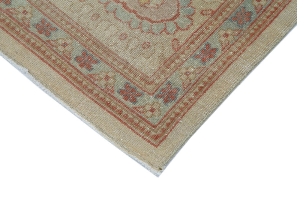 Rug N Carpet - Handmade Oriental 8' 9" x 11' 11" Soft Oushak Area Rug