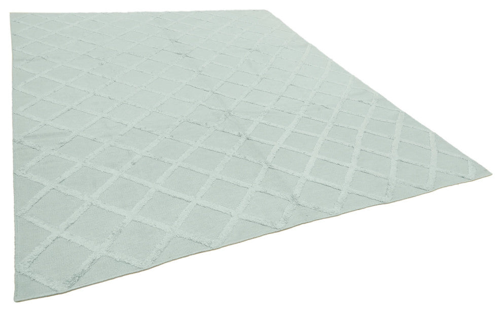 Rug N Carpet - Hand-knotted Modern Design 8' 0'' x 10' 0'' Flatweave Kilim Rug