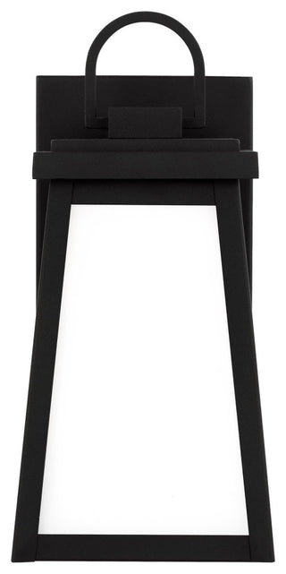 Founders Small One Light Outdoor Wall Lantern, Black