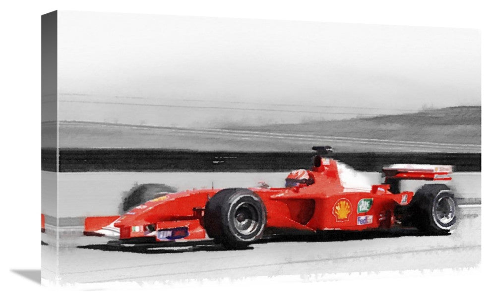"Ferrari F1 Laguna Seca Watercolor" Fine Art Print