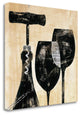 "Wine Selection II" By Daphne Brissonnet, Giclee Print on Gallery Wrap Canvas