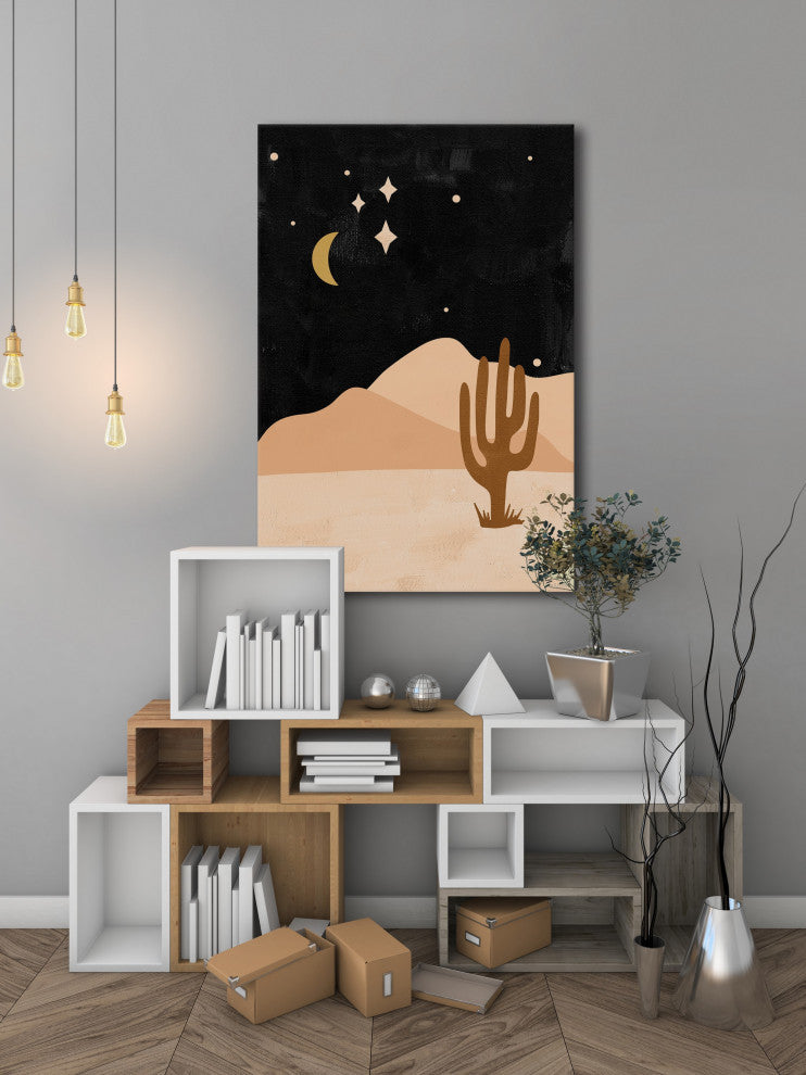 "Desert Nights" Painting Print on Wrapped Canvas, 12x18