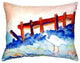 Great White Heron No Cord Pillow - Set of Two 16x20
