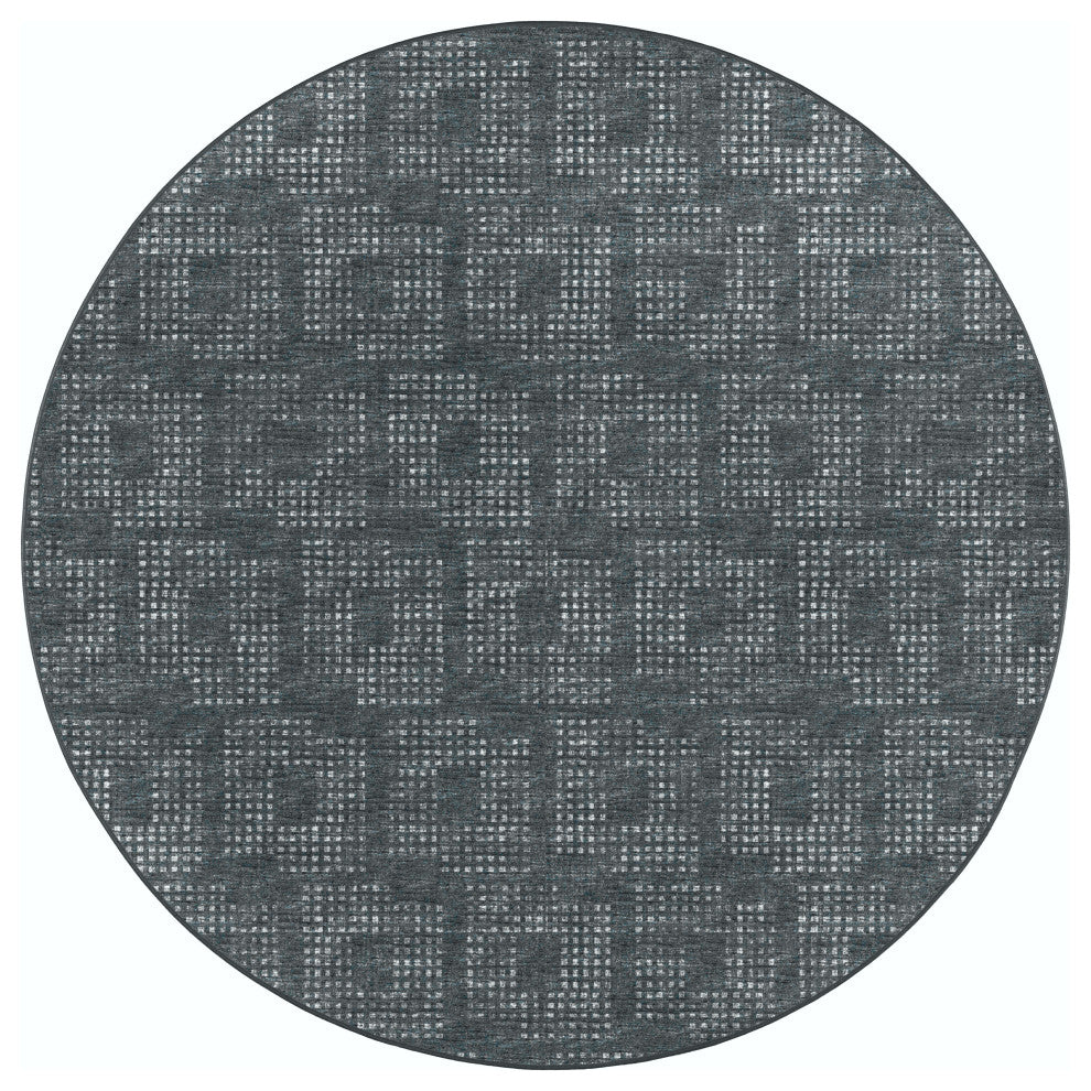 Dalyn Delano DA1 Midnight 4'x4' Round Rug