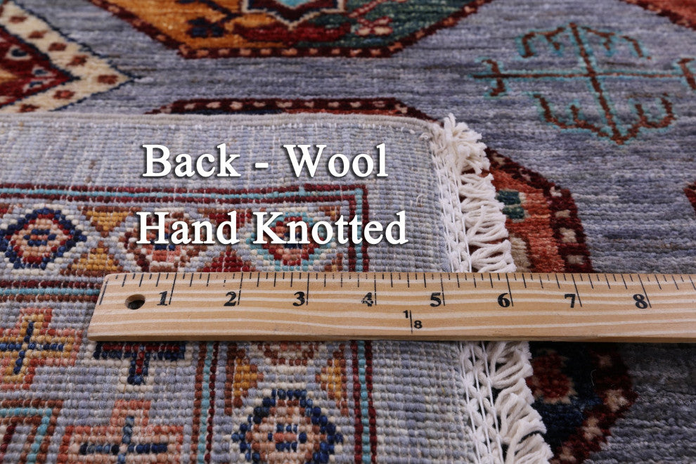 6' 10" X 9' 10" Hand-Knotted Bokhara Wool Rug - Q12748