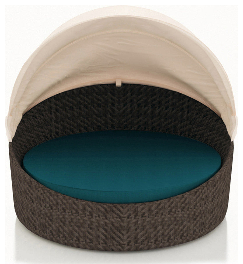 Wink Canopy Daybed, Chestnut, Spectrum Peacock