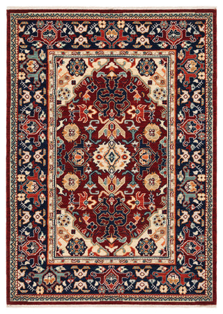 Oriental Weavers Lilihan Indoor Rug Red/ Blue 7'10" X 10'10"