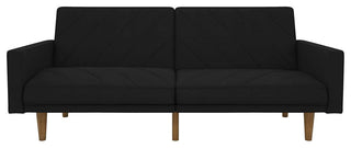 Convertible Futon Couch Bed with Linen Upholstery