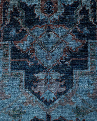 Overdyed, One-of-a-Kind Hand-Knotted Area Rug Gray, 9'0"x11'7"
