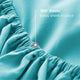 Bare Home Microfiber Fitted Sheet Deep Pocket, Aqua, Twin Xl