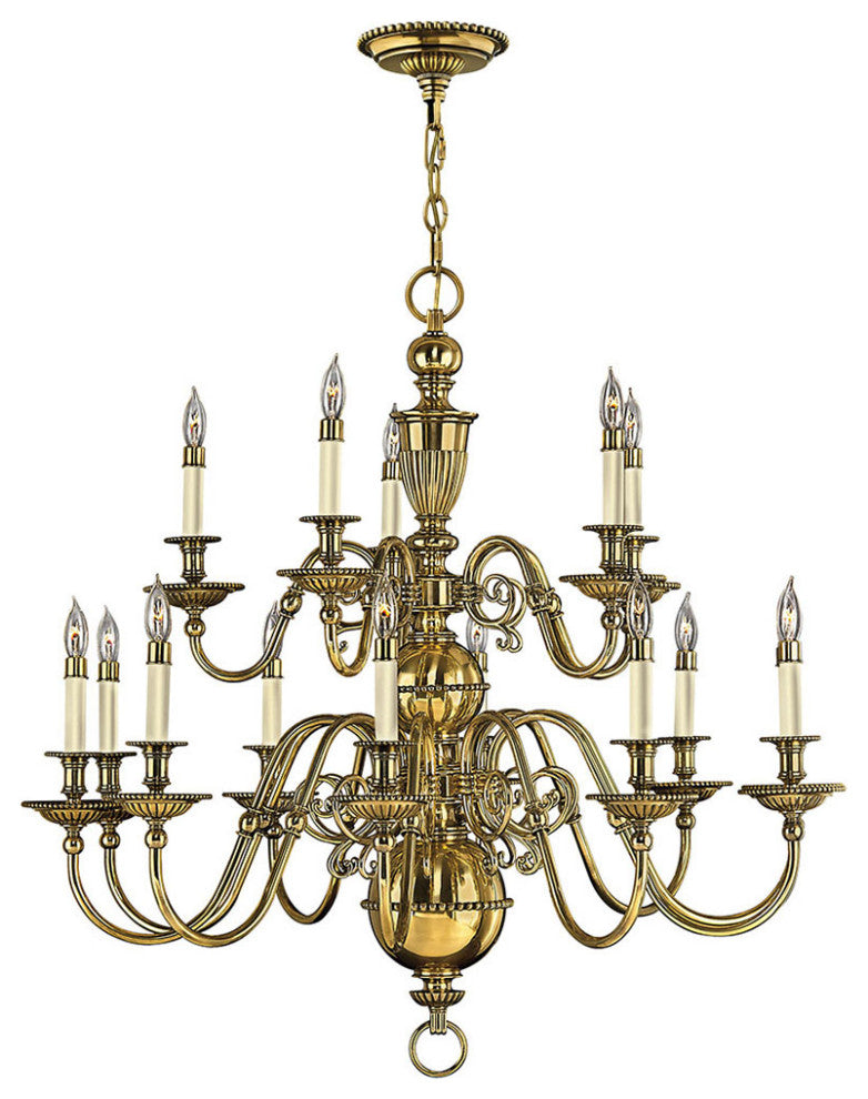Hinkley Cambridge Large Two Tier, Burnished Brass
