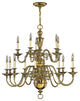 Hinkley Cambridge Large Two Tier, Burnished Brass