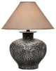 Lomasi Table Lamp With Shade, Silver