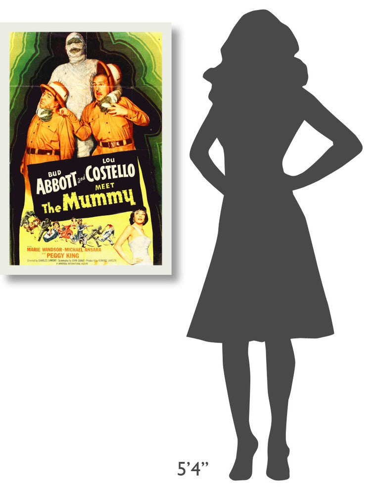 "Abbott & Costello - Meet The Mummy" Canvas by Hollywood Photo Archive, 24x36"