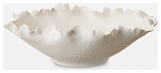 Uttermost Blossom Short Off-white Bowl