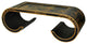 Black Lacquer Scroll Table