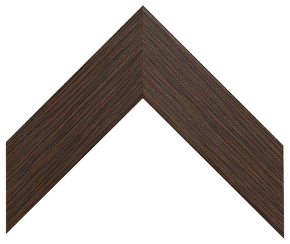 Meade Framed Wall Mirror, Espresso Textured, 20"x48"