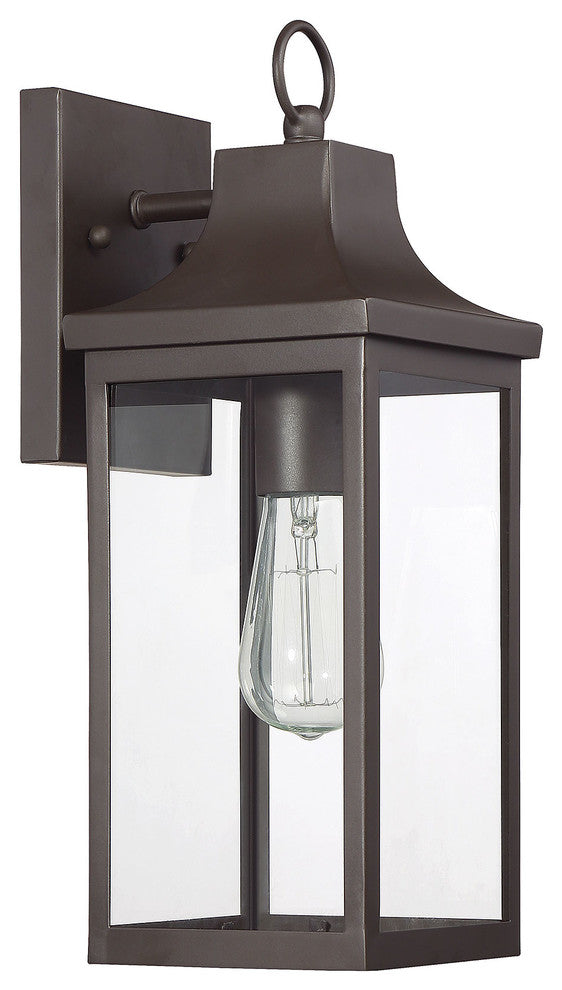 1-Light Exterior Wall Sconce, Bronze