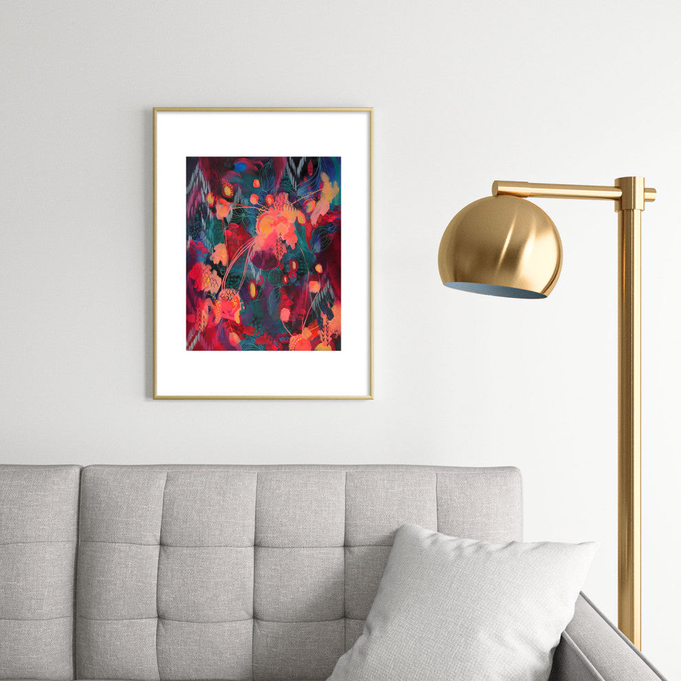 Stephanie Corfee We Are All Connected Metal Framed Art Print