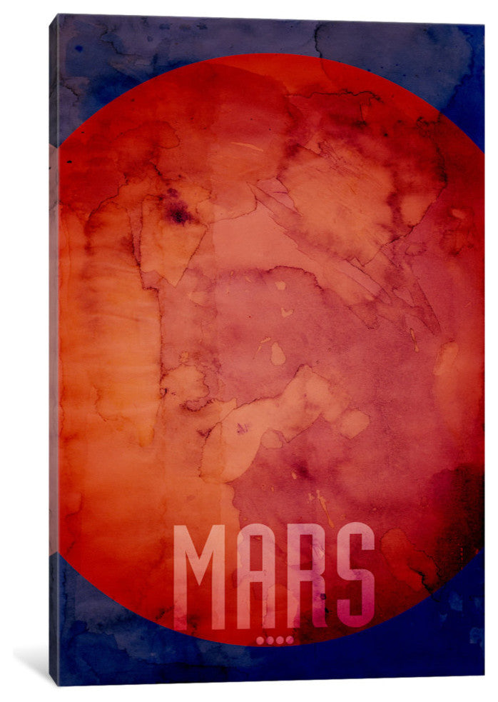 "The Planet Mars" by Michael Tompsett, Canvas Print, 18x12"