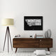 "Montana Black and White Map" Fine Art Print
