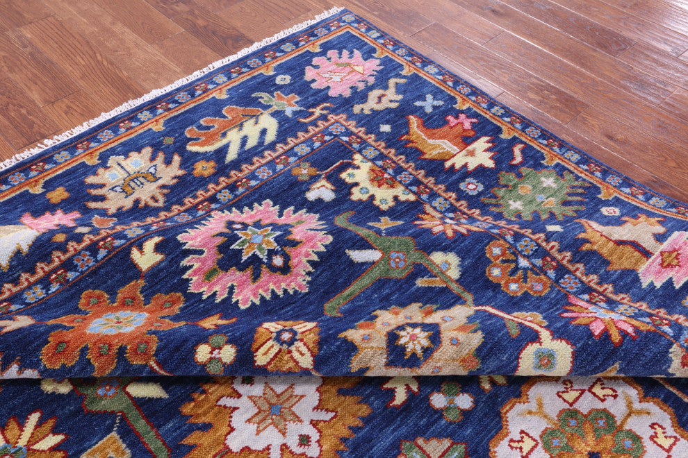 Turkish Oushak Handmade Wool Rug 8' 0" X 10' 0" - Q15865