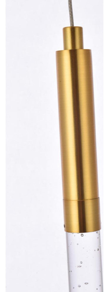 Lux Light 16" 5-Lights Gold Pendant