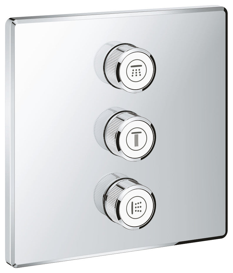 Grohe 29 127 SmartControl Triple Function Diverter Trim Only - Starlight Chrome