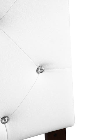 Novo 2 Headboard, White, Queen