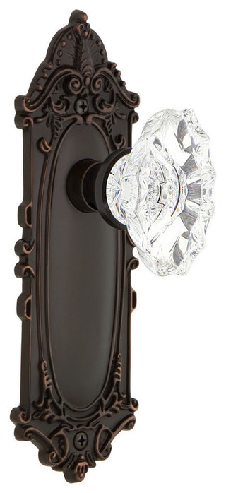 Victorian Plate Single Dummy Chateau Door Knob