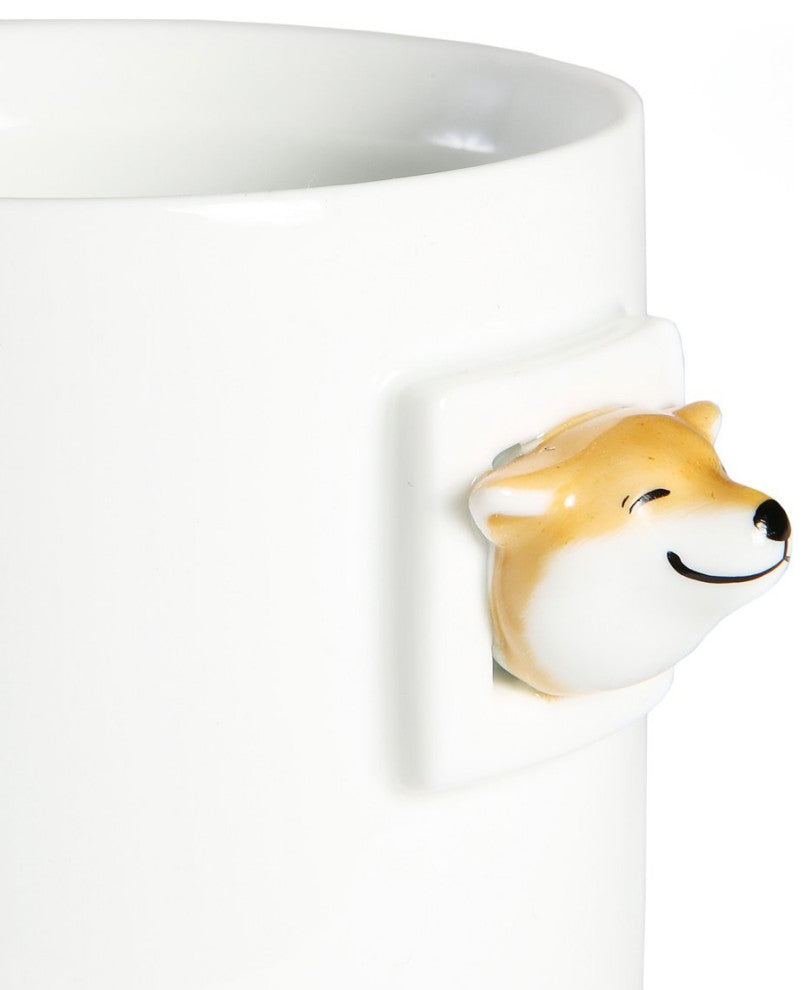 3D Shiba Head Mug