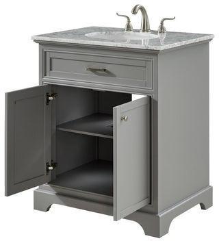 30" Single Bathroom Vanity Set In Light Grey
