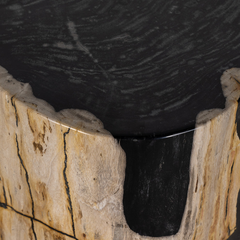 Kos End Table-Light Petrified Wood