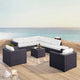 Biscayne 7-Piece Outdoor Wicker Seating Set, White