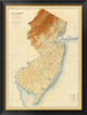 "New Jersey State Map, 1888"  by Geological Survey of New Jersey, 30x40"