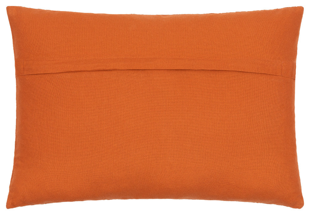 Surya Malian Brick Red Pillow Shell With Polyester Insert 22"H X 22"W