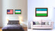 Uzbekistan Country Flag Canvas Print, 27"x39"