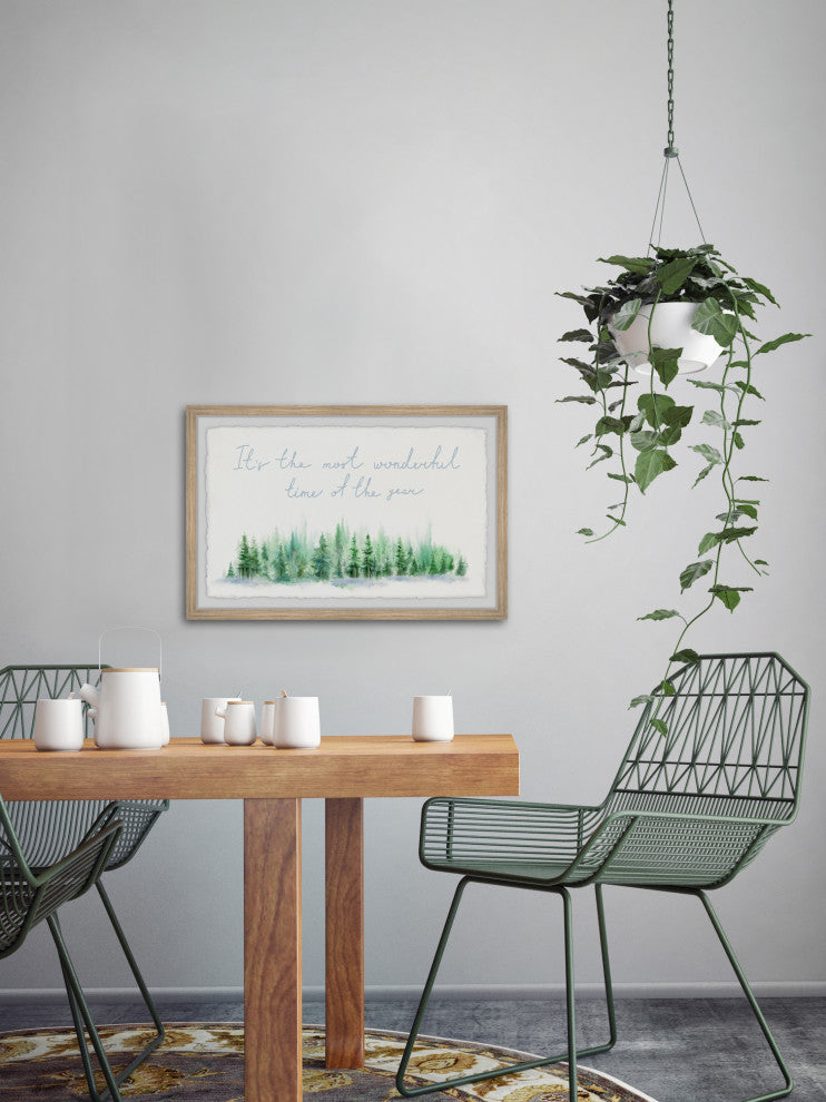 "Happiest Season of All" Framed Painting Print, 12x8