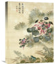 "Water Caktrios and Frog" Stretched Canvas Giclee by Ma Yuanyu, 17"x22"