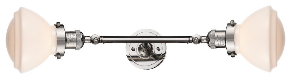 INNOVATIONS 208L-PN-G321-LED 2-Light Bath Vanity Light Polished Nickel