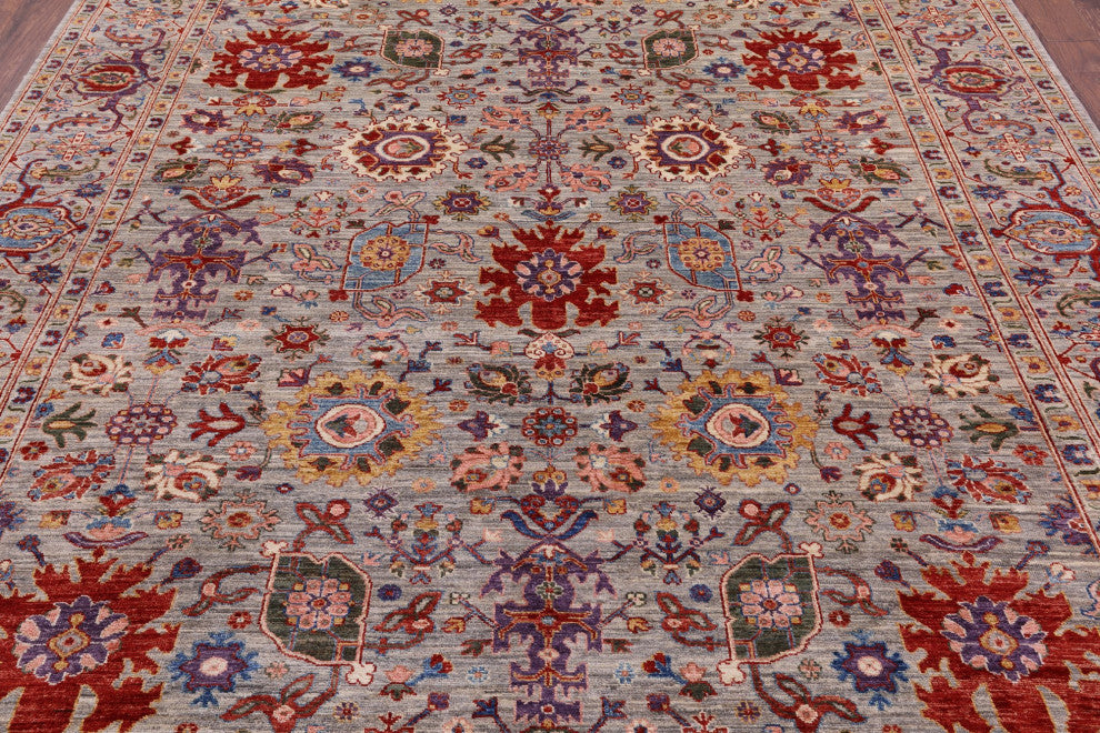 Hand-Knotted Persian Fine Serapi Wool Rug 7' 10" X 9' 6" - Q12437