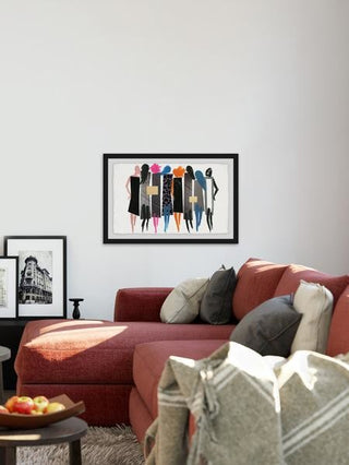 "The Catwalk" Framed Painting Print, 24"x16"