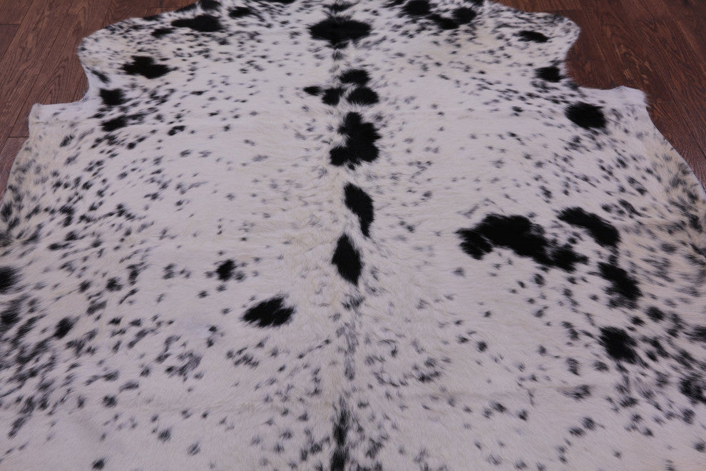 Organic Natural Hair-On Cowhide Area Rug 6' 9" X 6' 2" C1577
